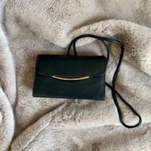 Cute Black Purse with Gold details